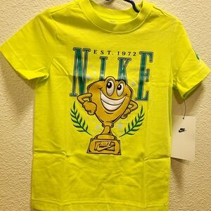 Nike Kids Yellow Short Sleeve Tee